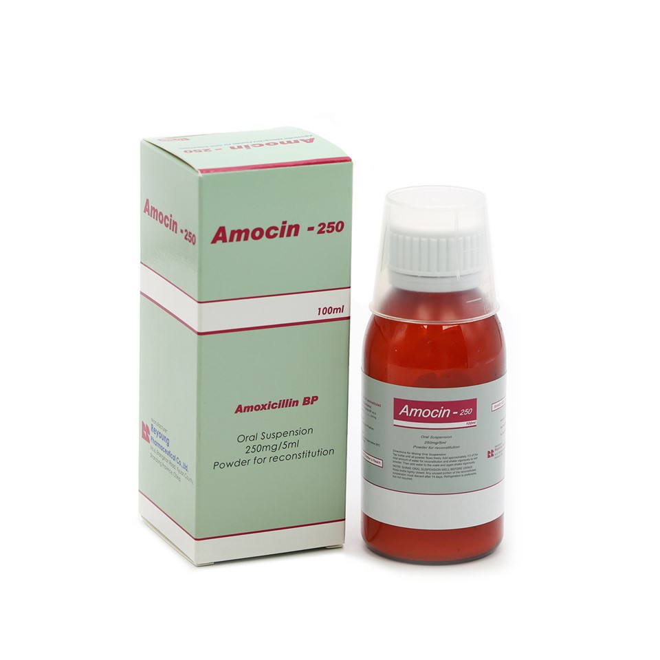 Amoksicilin za peroralno suspenzijo 250 mg 5 ml